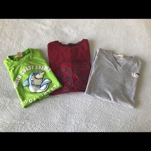 Holister and Hilfiger T-shirt’s